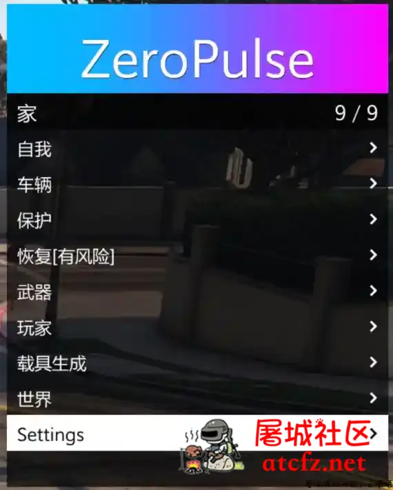 GTA5-ZeroPulse线上辅助中文动态菜单防护 屠城辅助网www.tcfz1.com11
